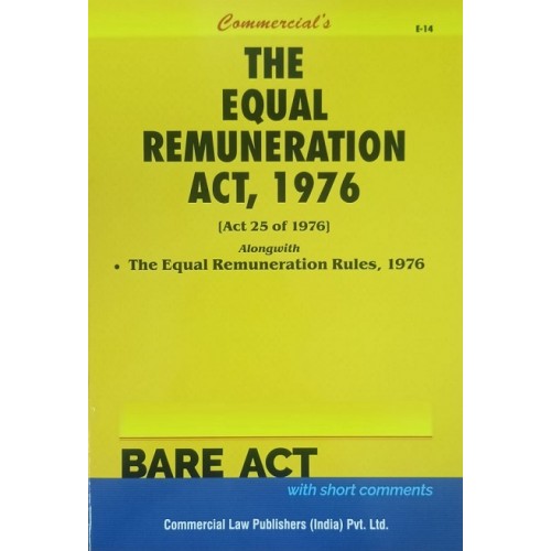 Commercial's The Equal Remuneration Act, 1976 Bare Act 2023